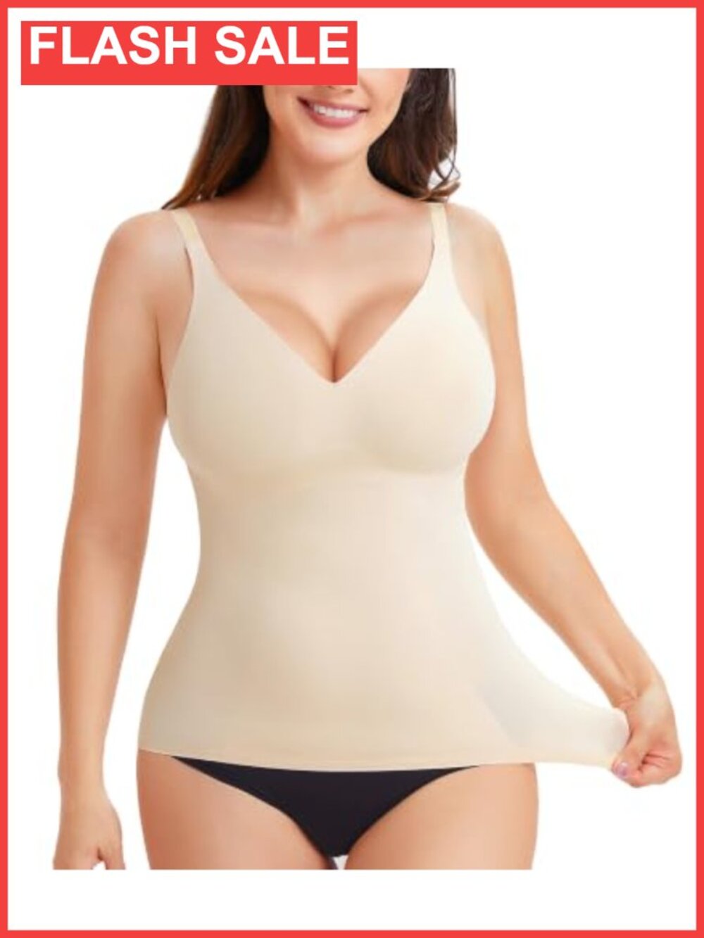 LODAY Women's Compression Tank Top Tummy Control Shapewear V Neck Camisole